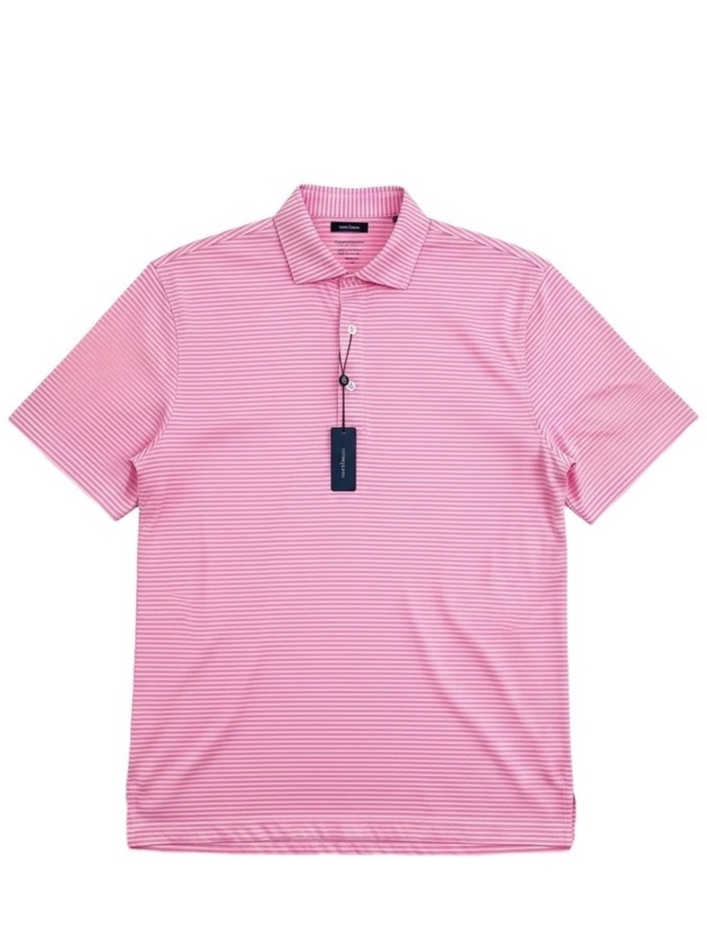 Turtleson NWT Men’s Classic Stripe Performance Golf Polo Size Large